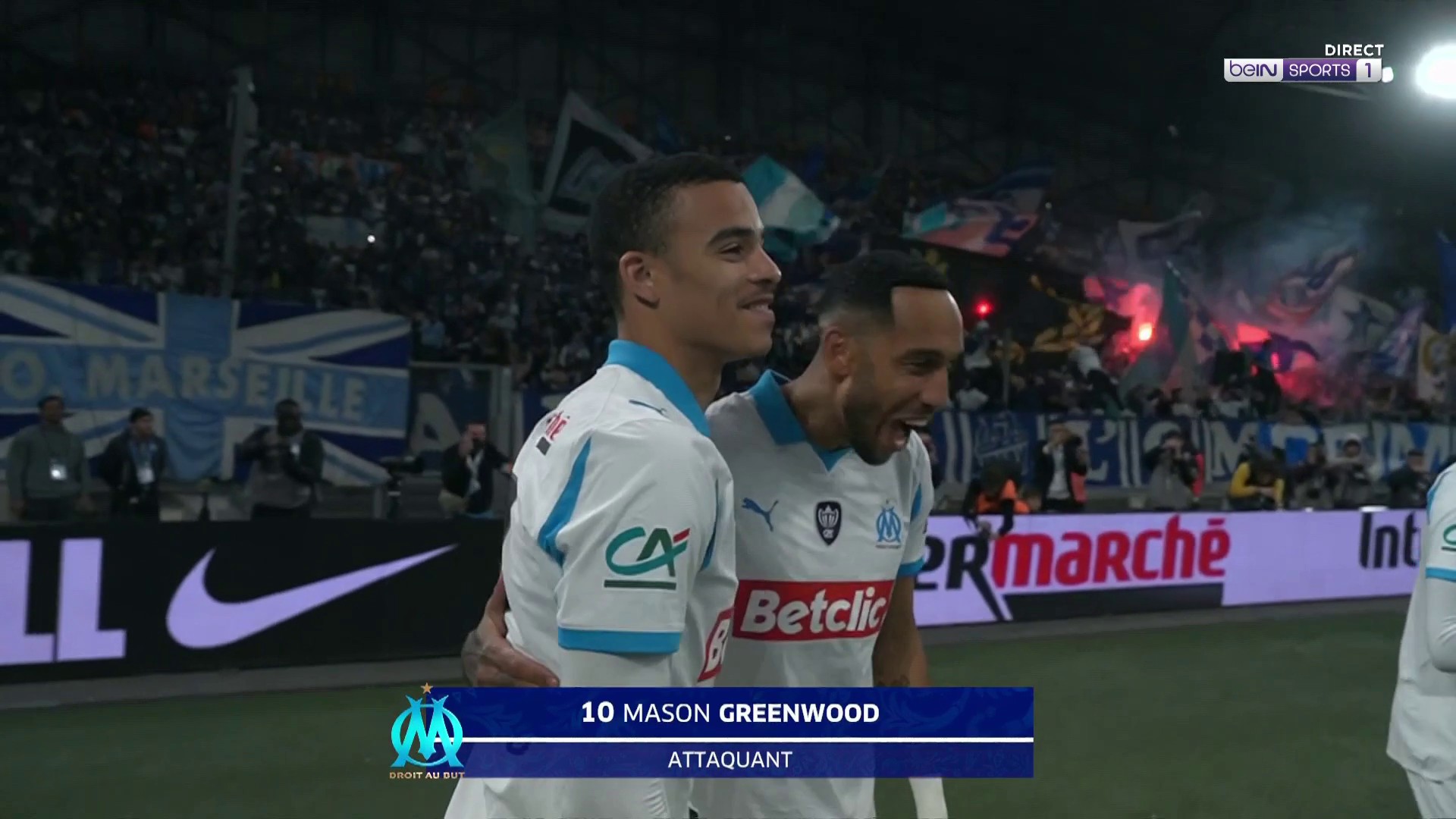Coupe de France : Marseille ouvre le score après une minute de jeu