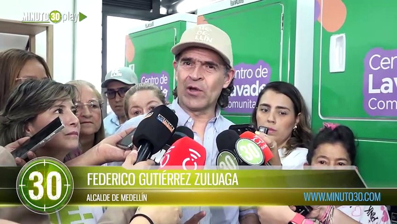 ¡A lavar sin mojarse las manos!  Medellín estrena primer Centro de Lavado Comunitario en Manrique
