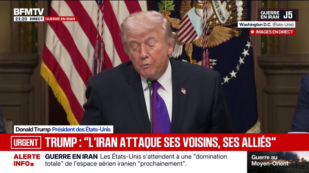 Guerre au Moyen-Orient: Donald Trump assure que l'Iran "aurait pu atteindre l'arme nucléaire" si les États-Unis et Israël n'étaient pas intervenus