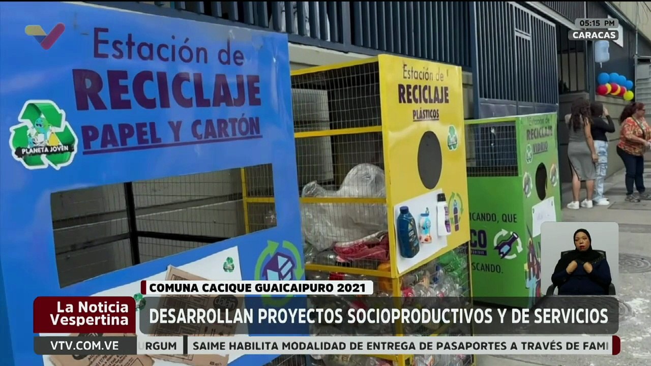 Caracas | Comuna Cacique Guaicaipuro 2021 se fortalece con los proyectos socioproductivos y de servicios