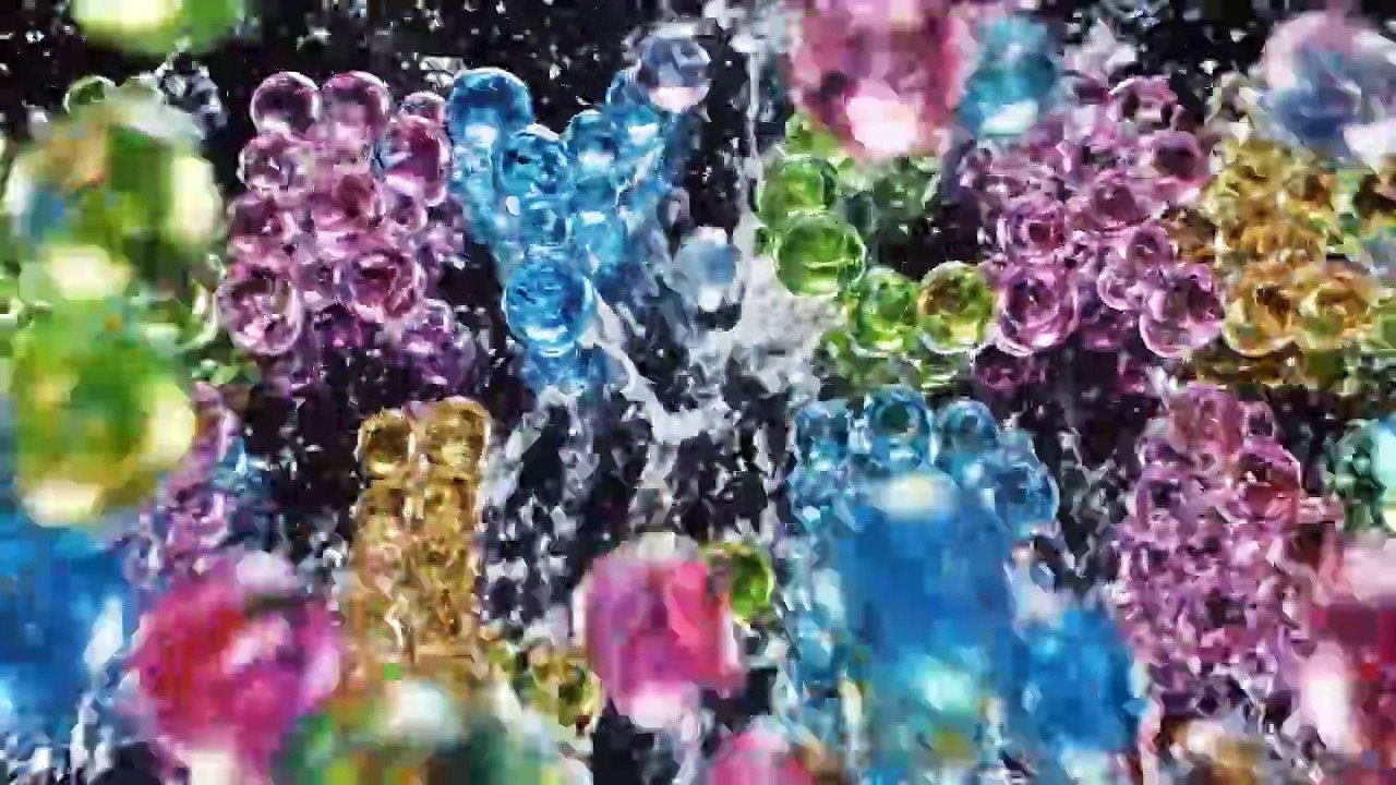 Firefly WATER SPHERES HITTING CLEAR GLASS FORMING -SCARY CREEK GELL-BALL- 210736(5)