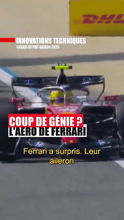L'aéro active de Ferrari | Top innovations F1 2026 #Formule1 #Ferrari #AileronArriere