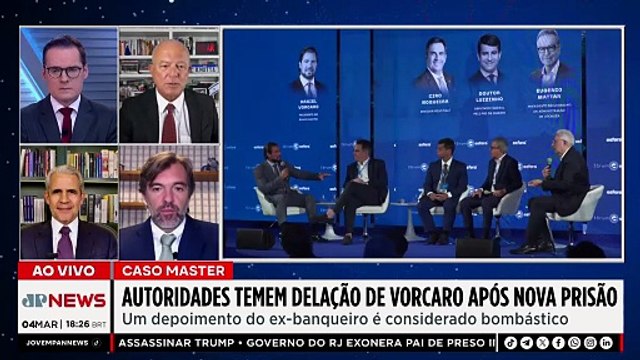 PF APONTA ESQUEMA NO MASTER / PRISÃO DE VORCARO PODE ABALAR BRASÍLIA | OS PINGOS NOS IS - 04/03/26