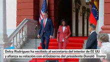 Donald Trump y Delcy Rodríguez se envían mensajes y afianzan su relación