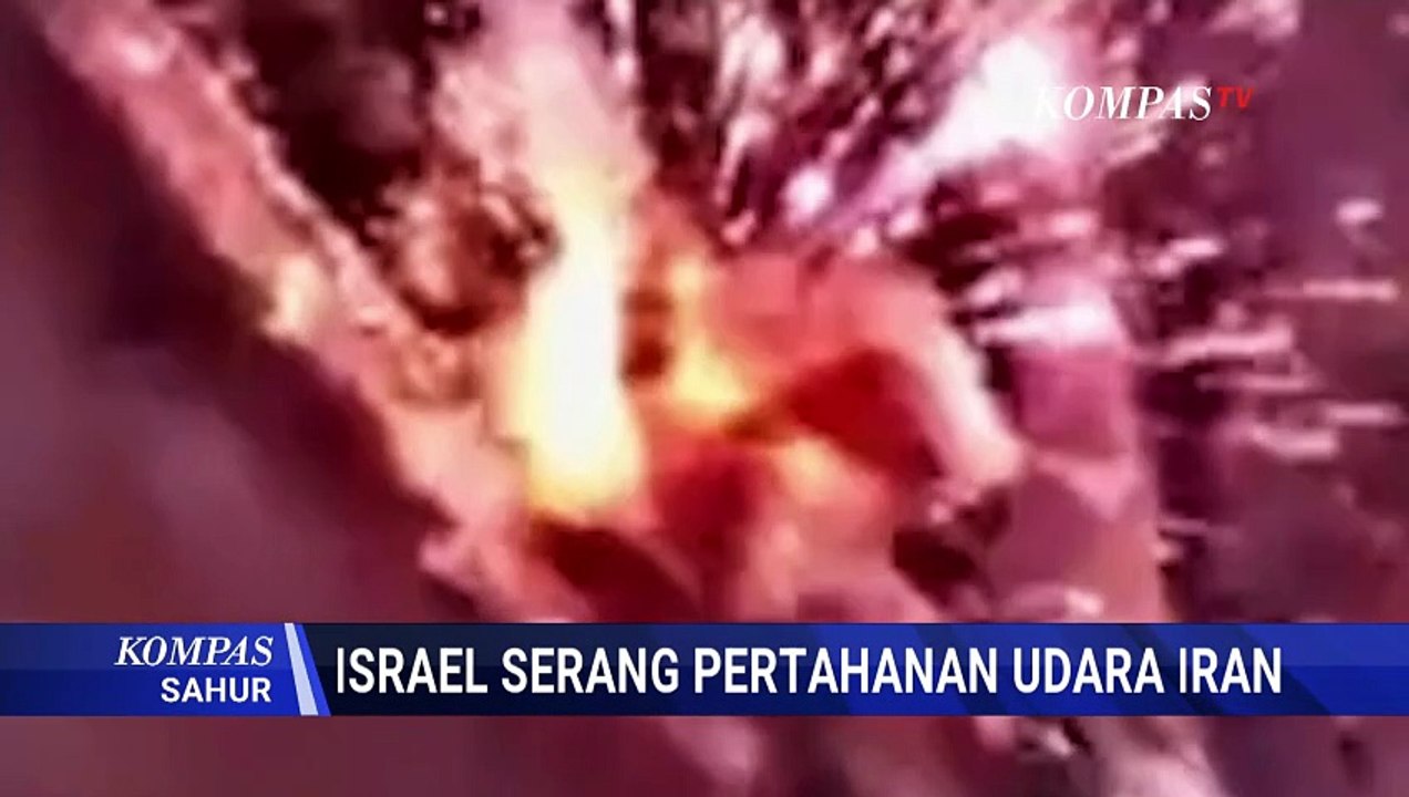 Meledak! Israel Hantam Sistem Pertahanan Udara Iran Dibalas Puluhan Rudal Balistik