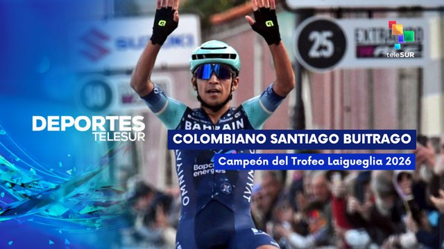 DEPORTES TELESUR | Santiago Buitrago campeón delTtrofeo de Laigueglia 2026 04-03-2026