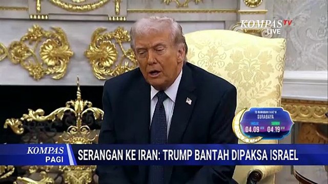 Donald Trump Bantah AS Dipaksa Israel Serang Iran: Jika Kami Tidak Melakukan, Mereka akan Bergerak!