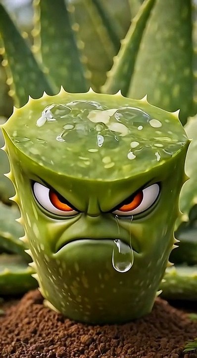 Aloe Vera Full Angry Mood | Funny Aloe Vera Cartoon 😡🌿