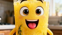 Pineapple Juice Happy Time | Cute Pineapple Juice Animation 🍍🥤