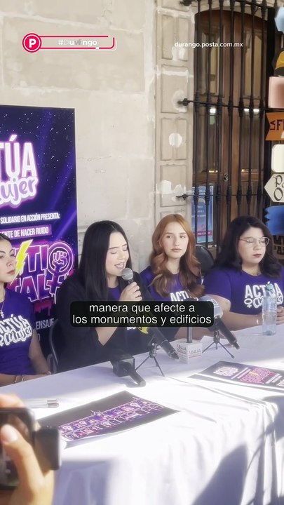 💡 ¡El 8M se ilumina en Durango! Proyectarán consignas feministas en formato digital 👩🏻🟣