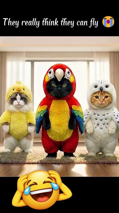 Funny Cats Cosplay as Birds – Version 2 Compilation