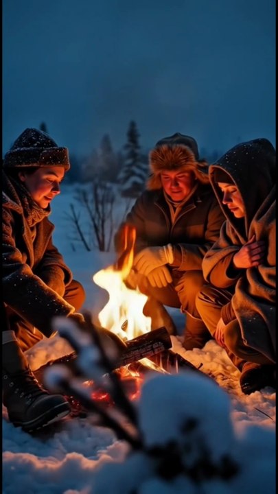 The Quiet Night of the First Fire – A Relaxing Caveman Story for Sleep
