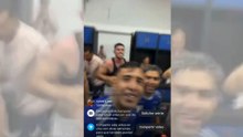 La celebración de Millonarios en el camerino del Atanasio