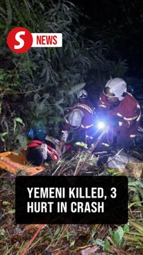 Car plunges into ravine on KL-Karak Highway, killing Yemeni teen