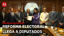Entregan reforma electoral de Sheinbaum a la Cámara de Diputados