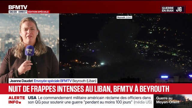 Guerre au Moyen-Orient: plusieurs frappes ont eu lieu cette nuit au Liban