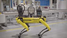 Robot dog (Boston Dynamics) at BMW Group Plant Hams Hall