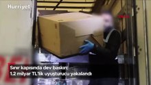 Sınır kapısında dev baskın: 1.2 milyar TL’lik uyuşturucu yakalandı