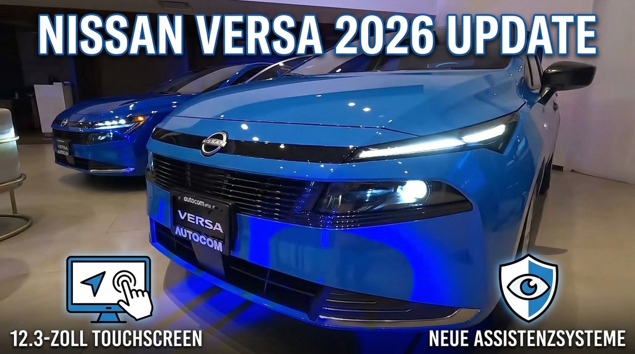2026 Nissan Versa Facelift: Alle Infos zum Bestseller aus Mexiko
