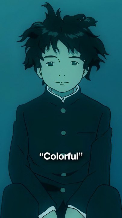 Un film d’animation japonais touchant qui parle de santé mentale, de solitude et de mal-être chez les adolescents. Une belle réflexion sur la vie en général et sur ce qui en fait la valeur : Colorful, réalisé par Keiichi Hara