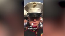 US Marine veteran McGinnis appeals against war on social media before Senate incident