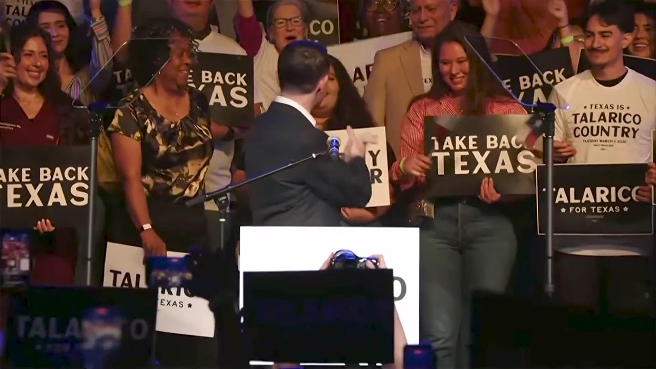 Talarico celebrates win in Texas inviting disillusioned Trump voters to join him