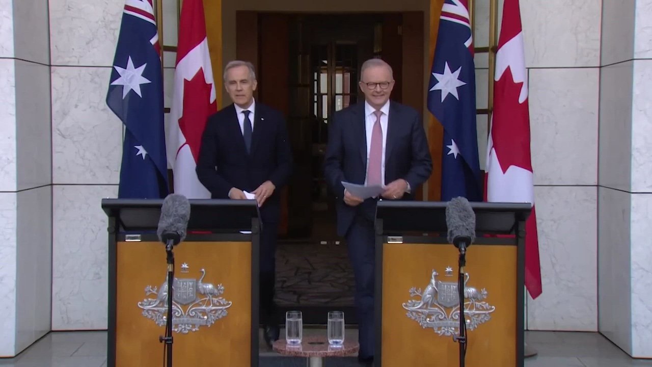 Canadian PM Carney meets with Australian Governor-General and cabinet