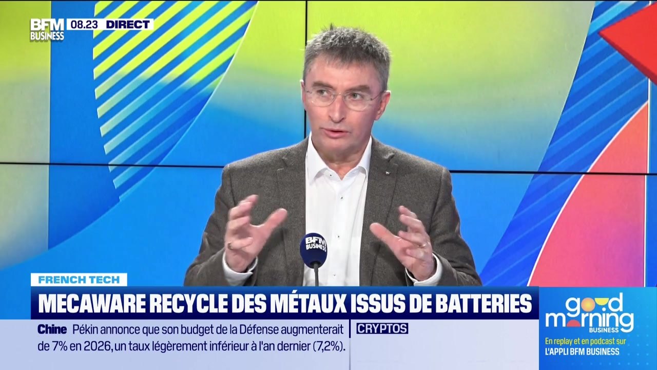 French Tech : Mecaware recycle des métaux issus de batteries - 05/03