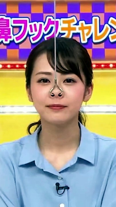 鼻フック に挑戦する #美女 42 #ai #アイドル #CA #客室乗務員 #スチュワーデス...