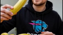 Mr beast eat bnana and tech