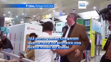 Primeiro avião com 122 portugueses vindo do Dubai chegou a Lisboa