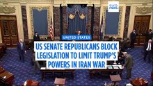 US Senate Republicans block legislation to limit Trump's powers in Iran war