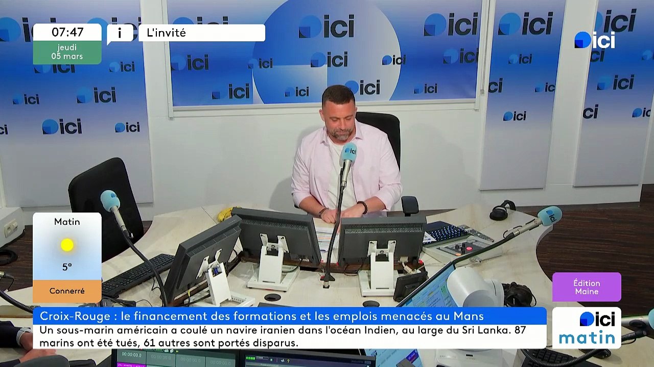 Chad Aftat, étudiant infirmier à l'IFSI Croix Rouge du Mans