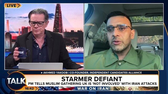 He's WISHY-WASHY! PM Keir Starmer Tells Muslim Vote UK 'Not Involved' In Iran Attacks - TalkTV