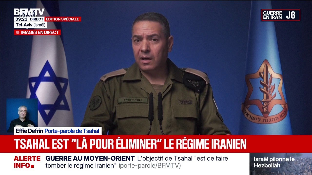 Guerre au Moyen-Orient: le porte-parole de Tsahal assure que le Hezbollah et l'Iran "sont complètement décimés"