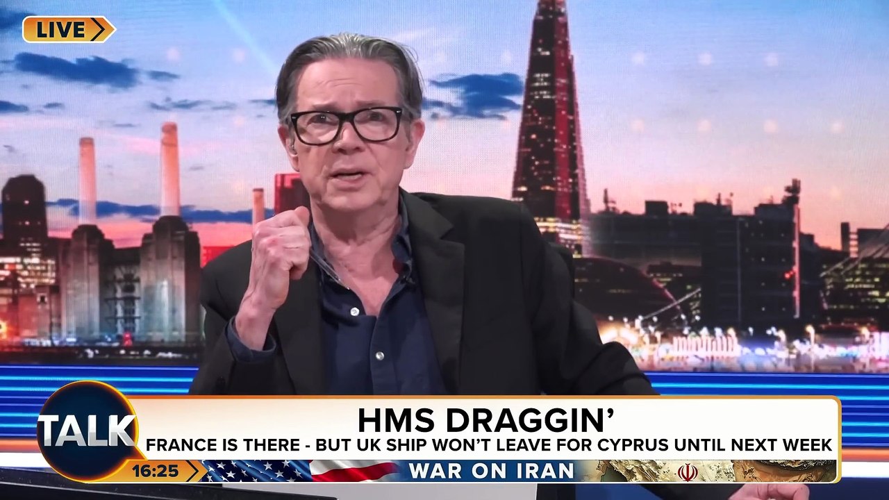 'What A JOKE!'  HMS Dragon Delayed As France Steps In to Defend Cyprus Base Against Iran - TalkTV