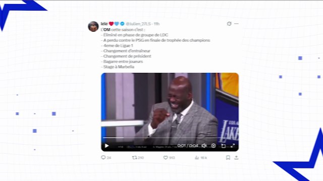 Le top tweets après l'élimination de l'OM en Coupe de France