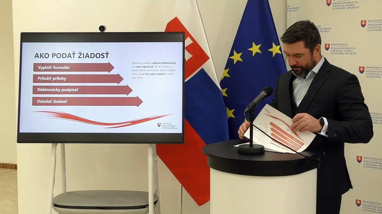 ZÁZNAM: R. Takáč: MPRV vyhlásilo výzvy na podporu útulkov a propagačných projektov