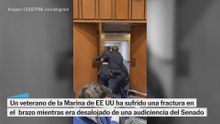 Un exmarine sufre una fractura en el brazo tras irrumpir en el Capitolio