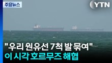 "우리 원유선 7척 발 묶여"...이 시각 호르무즈 해협 / YTN