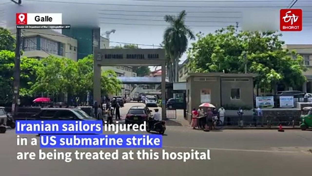Iranian Sailors In Sri Lankan Hospital After US Sinks Warship