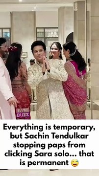Arjun Tendulkar wedding: Everything is temporary, but Sachin Tendulkar stopping paps from clicking Sara Tendulkar solo… that is permanent