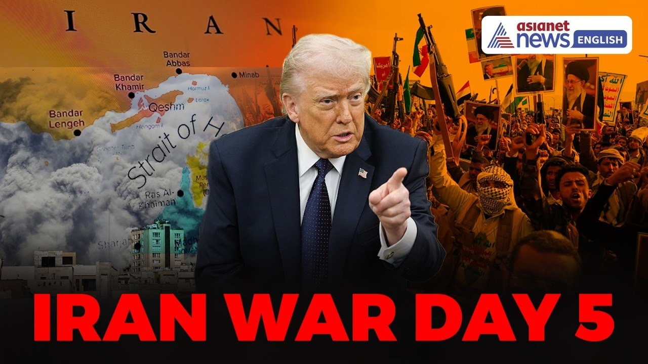 US Submarine Sinks Iranian Warship | Israel Strikes Iran & Lebanon | Day 5 War Update