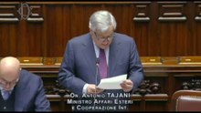 Iran, Tajani: "l'Italia non è in guerra con nessuno"