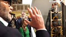 Los Reyes visitan el stand de El Confidencial en ARCO