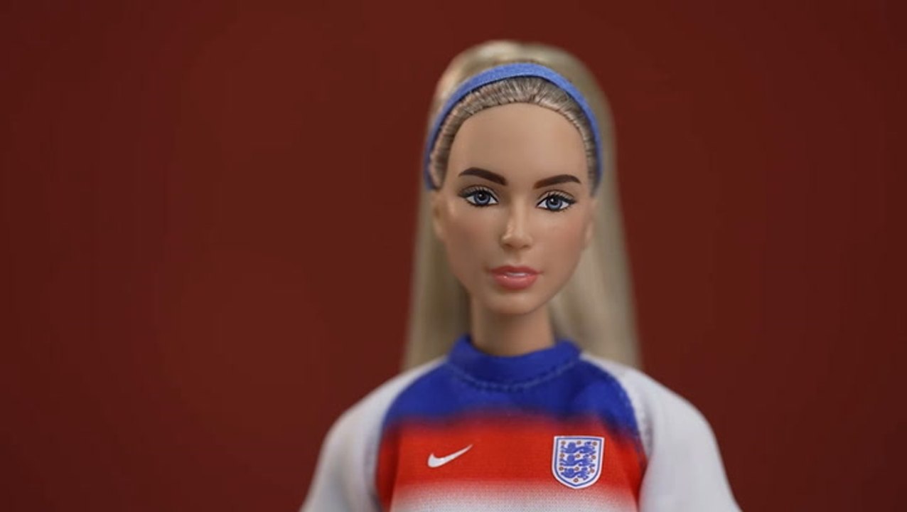 Chloe Kelly becomes first England player to be transformed into Barbie doll