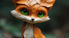 A leaf-born fox guides you