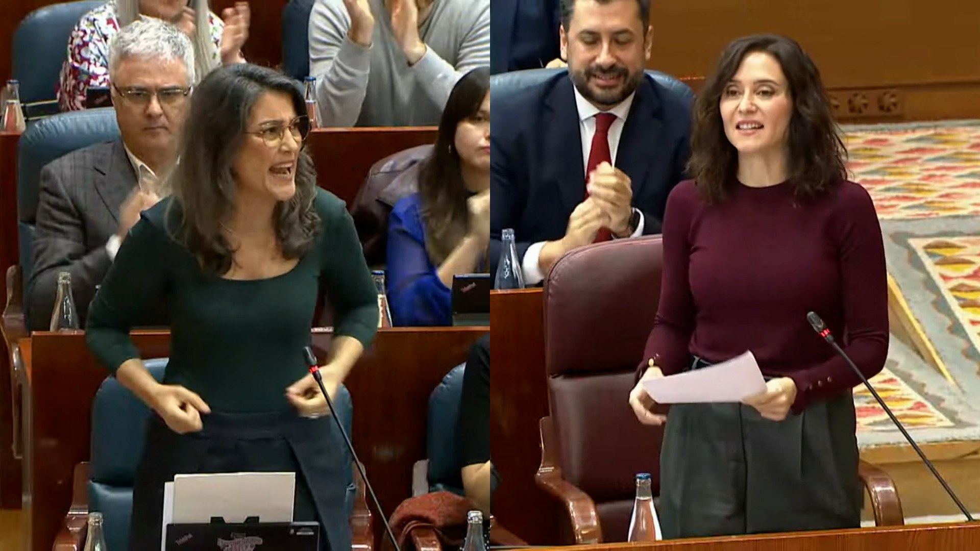 Rifirrafe entre Ayuso, PSOE y Más Madrid: "Les animo a irse solas y  borrachas por Teherán"