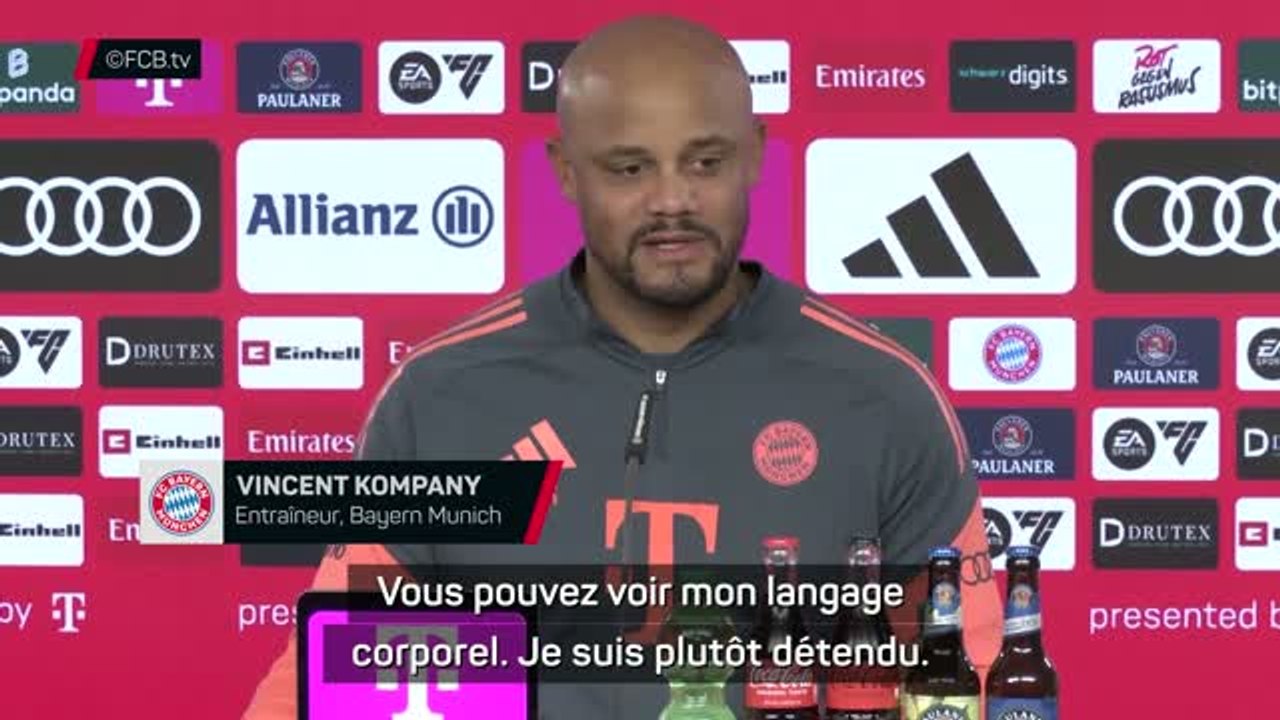 Bayern Munich - Kompany pas inquiet par l’absence de Kane lors du prochain match