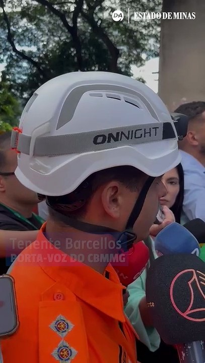 Tenente Barcellos detalha trabalho dos bombeiros após desabamento do lar de idosos